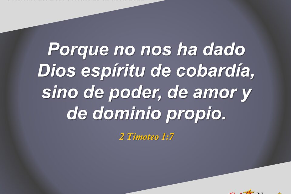 Versículo del Día: viernes 23 de abril 2021