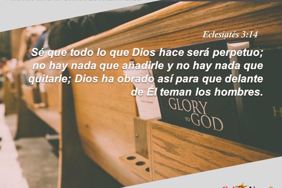 versículo del día: Sábado 24 de abril 2021