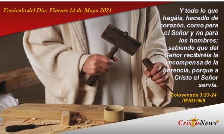 Versículo del Día: Viernes 14 de Mayo de 2021