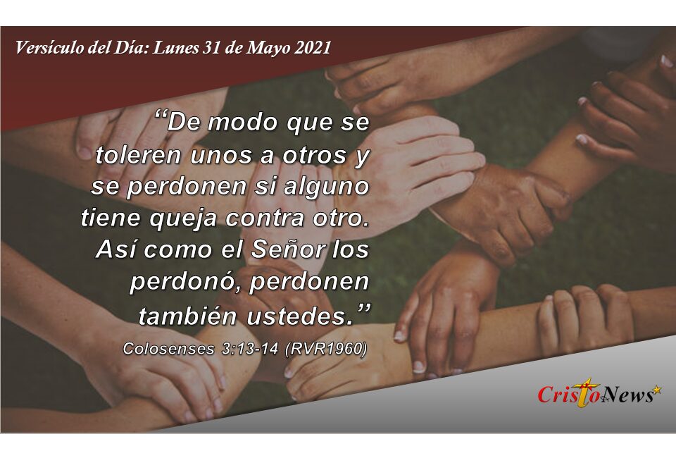Versículo del Día: Lunes 31 de Mayo de 2021