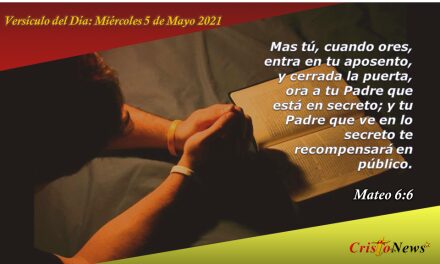Versículo del Día: Miércoles 5 de Mayo de 2021