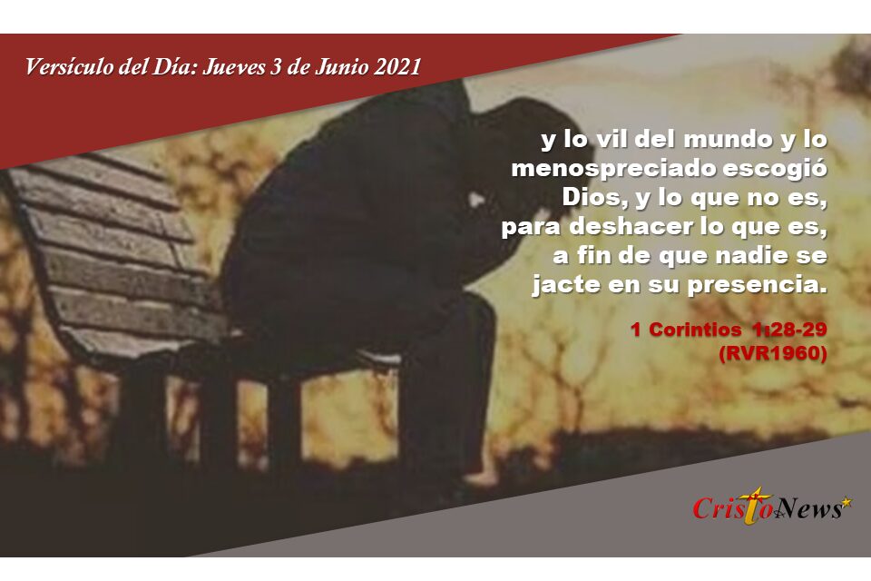 Versículo del Día: Jueves 3 de Junio de 2021