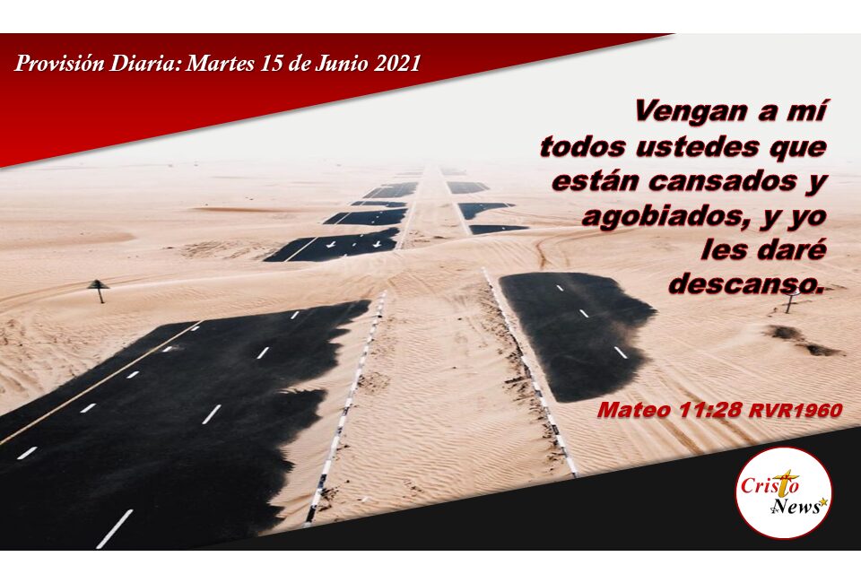 Provisión Diaria: Martes 15 de jUNIO DE 2021