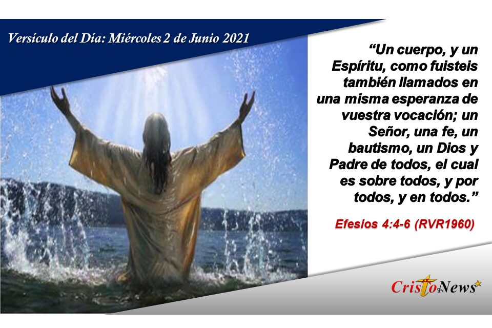 Versículos del Día: Miércoles 2 de Junio de 2021