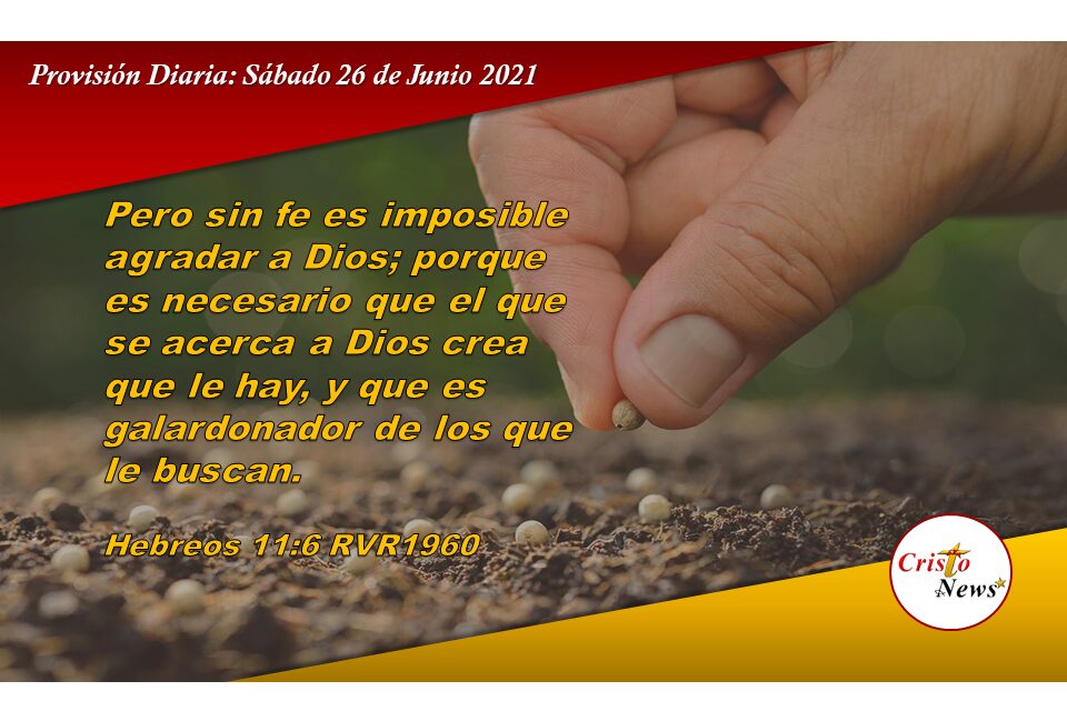 Provisión Diaria: Sábado 26 de Junio de 2021