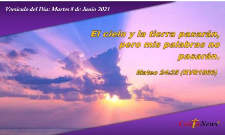 Versículo del Día: Martes 8 de Junio de 2021