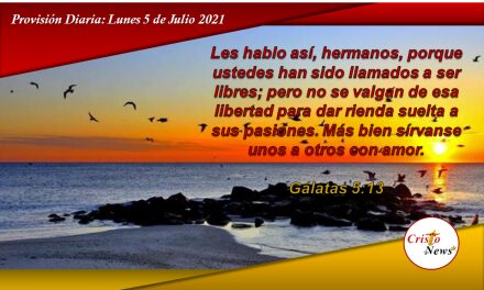 Somos llamados a vivir en Libertad en Jesucristo para amar a los demás: Provisión Lunes 5 de Julio de 2021