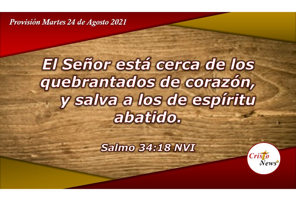 La oración de fe nos acerca a Dios en el nombre de Jesucristo: Provisión Martes 24 de Agosto de 2021