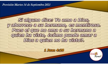El segundo gran mandamiento que trae bendición es amar a mi hermano: Provisión Martes 14 de Septiembre de 2021
