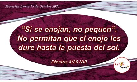 Seamos mansos en mente y corazón con la fuerza de del perdón de Jesucristo en nuestra vida: Provisión Lunes 18 de Octubre de 2021