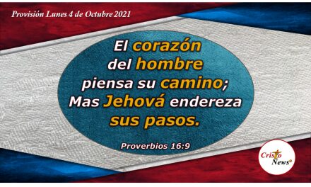 Caminar recto con integridad permitiendo que Jesucristo guíe nuestros pasos y corazón: Provisión Lunes 4 de Octubre de 2021