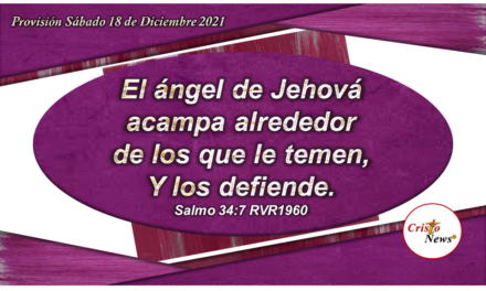 El temor de Dios es nuestro escudo y defensa en el nombre de jesucristo: Provisión Sábado 18 de Diciembre 2021