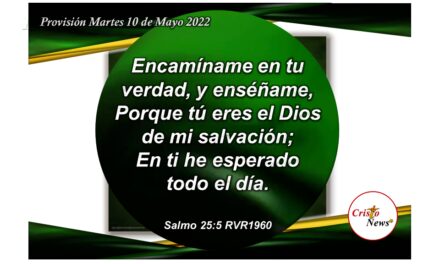 Jesucristo es mi salvador y es el Camino de Verdad y Justicia para interceder ante Dios Padre: Provisión Martes 10 de Mayo de 2022