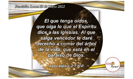 Jesucristo es el árbol de vida de los vencedores: Provisión Lunes 23 de Mayo de 2022