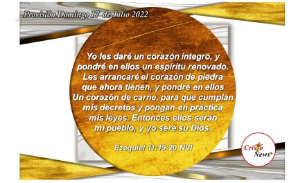 Jesucristo nos ofrece el Camino para transformar nuestro corazón y ser renovado por el amor de gracia y misericordia: Provisión domingo 17 de Julio de 2022