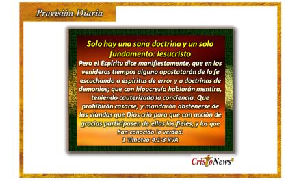 Contra las falsas doctrinas, hay un solo fundamento de verdad y vida que es Jesucristo: Provisión Martes 14 de Febrero de 2023